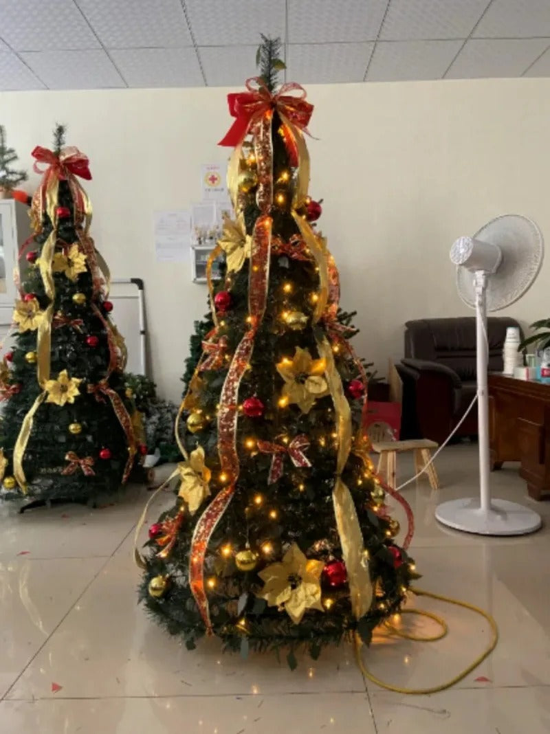 Árvore de Natal [Montagem Fácil  + Decorações de Brinde]